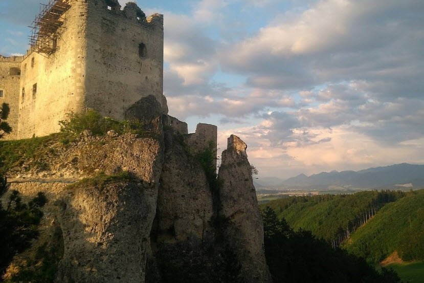 Castle Litava (ruin), Čelovce, Veľký Krtíš District, Slovakia, Slovakia